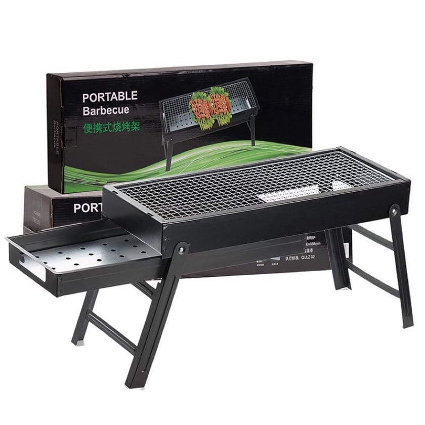 Parrilla Portátil a Carbón Plegable (60cm)